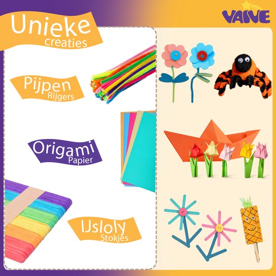 Kit de bricolage créatif - VAIVE - Pour enfants - Activités Manuelles - Dès 3 Ans