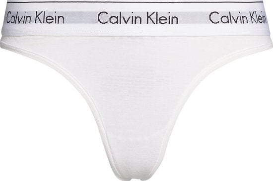 Slip Calvin Klein - Taille XS - Femme - blanc