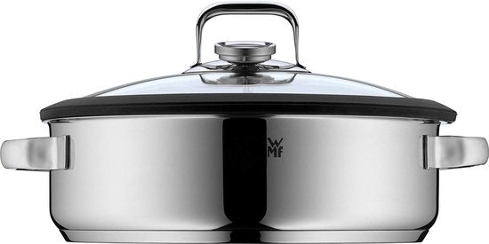 WMF Vitalis - Cocotte à vapeur et à rôtir - Ø 28 cm - Acier inoxydable - Avec couvercle - Compatible induction