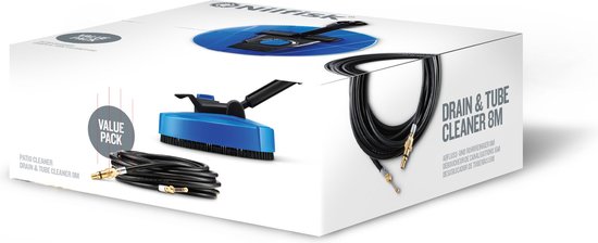 Nilfisk Patiocleaner & tuyau d'égout 8 mtr dans Top Box Excellente série