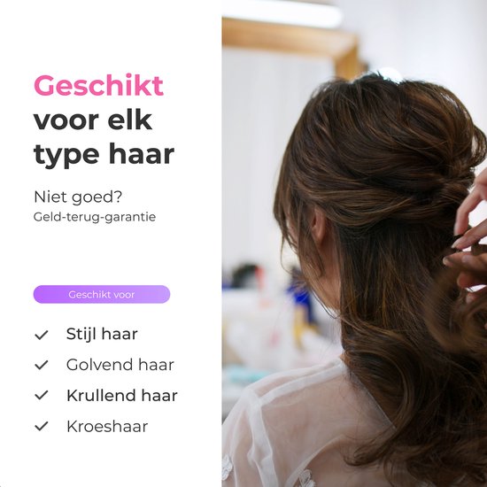 Boucles - 12 pack - 8 clips inclus - Rouleaux adhésifs - Autocollants - Boucles sans chaleur - Cheveux - Rouleaux - Boucles de cheveux - Boucles sans chaleur - Grandes