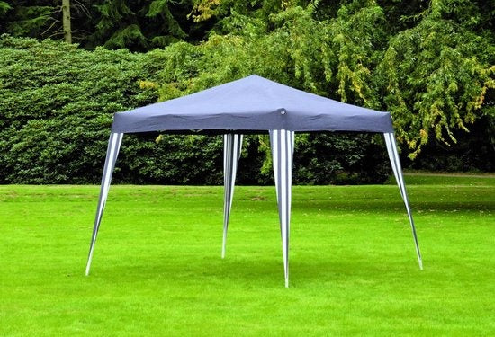 Partytent Easy Up - grijs/antraciet - 3 x 3 m