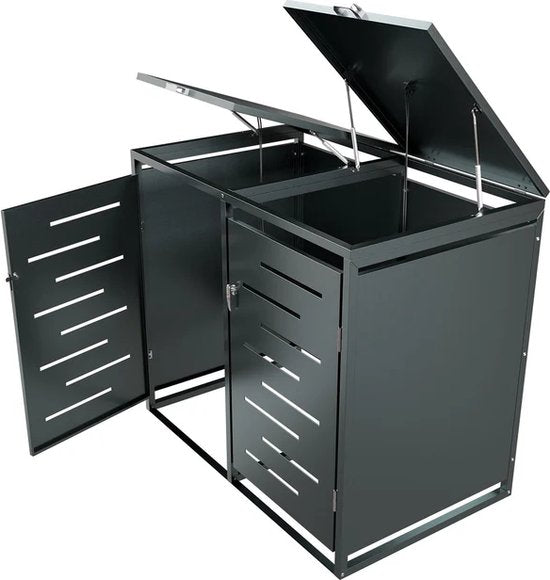 Conteneur de stockage en métal Arel - 120L - 2 pièces