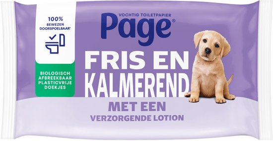 Page® papier hygiénique - Frais et apaisant (Care) - avec lotion de soin - 456 feuilles - 12 x 38 pièces - Emballage économique