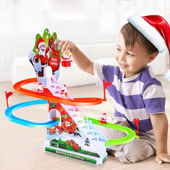 Arbre de Noël à grimper - Avec lumière et musique - Play set