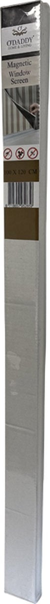 Moustiquaire O'DADDY® – Moustiquaire magnétique pour fenêtre ronde – Moustiquaire en maille – 100 x 120 cm – Moustiquaire sur mesure – Moustiquaire avec bordure blanche et maille noire
