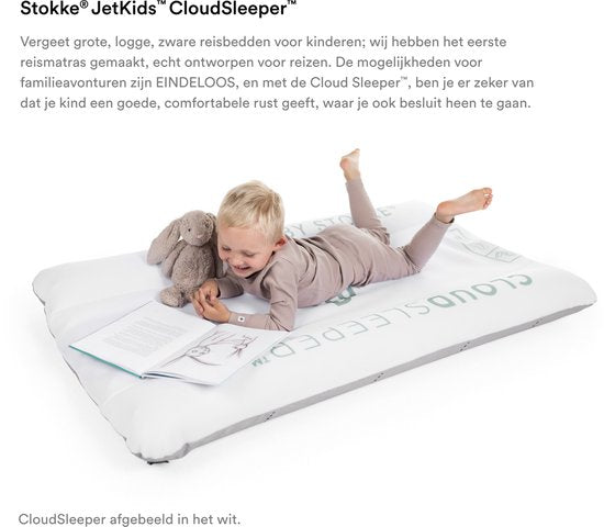 Stokke® JetKids™ Cloudsleeper - Matelas de voyage 150 cm (Space Maze)