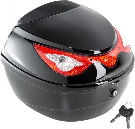 Tectake - valise moto, valise bagages, valise scooter 22 litres - 401630