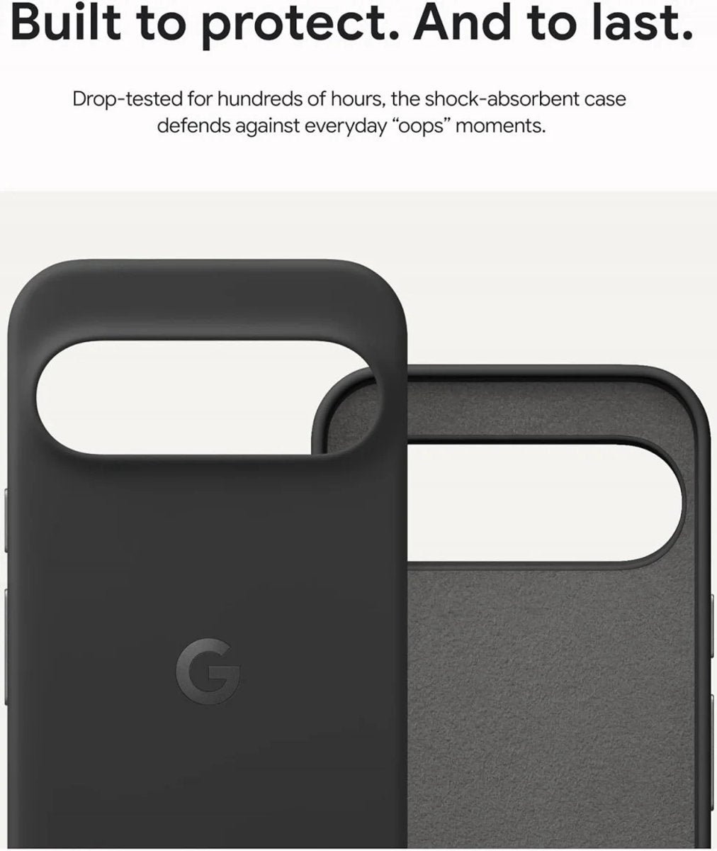 Google Pixel 9 Pro XL Back Cover Case - Silicone durable - Antichoc - Noir