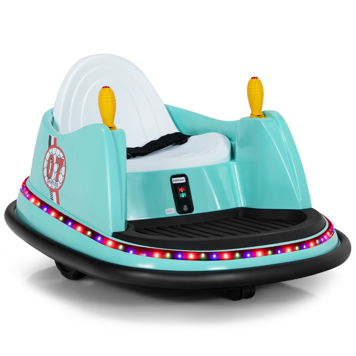 Coast - Voiture électrique pour enfants - télécommandée - pivotante à 360 degrés - verte
