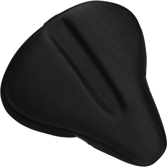 TIKKENS® Housse de selle vélo Gel 3D - Housse de pluie Imperméable - Housse de selle vélo Silicone - Tapis de selle - Housse de selle vélo - Noir