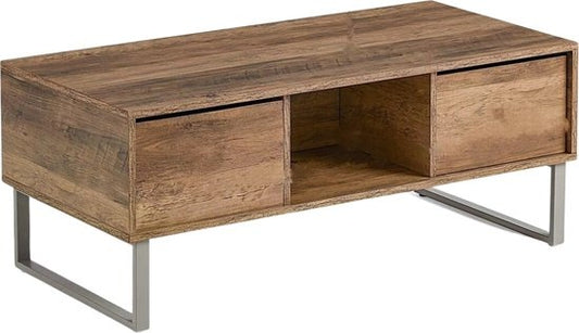 Niceey Table basse avec tiroir - Table basse - Table d'appoint - Rangement - 104 x 49,5 x 39,5 cm - Bois