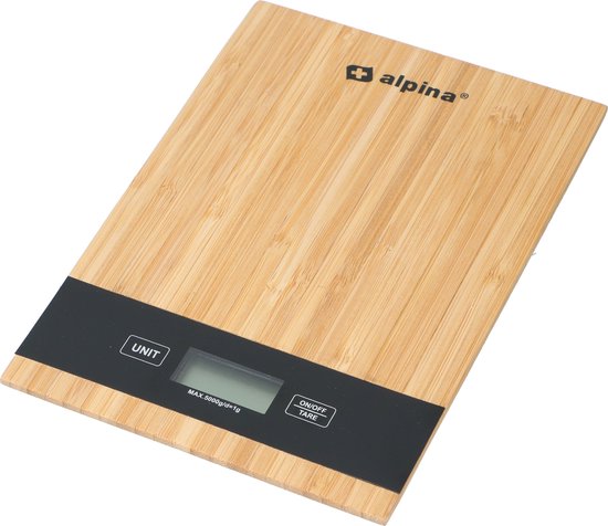 alpina Balance de cuisine numérique - jusqu'à 5 kg