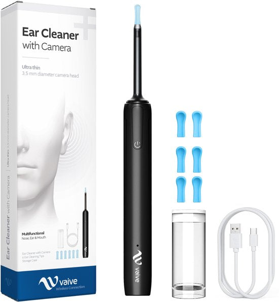 VAIVE Earwax Remover with Camera - Ear cleaner - Nettoyage des oreilles - Ear scoop