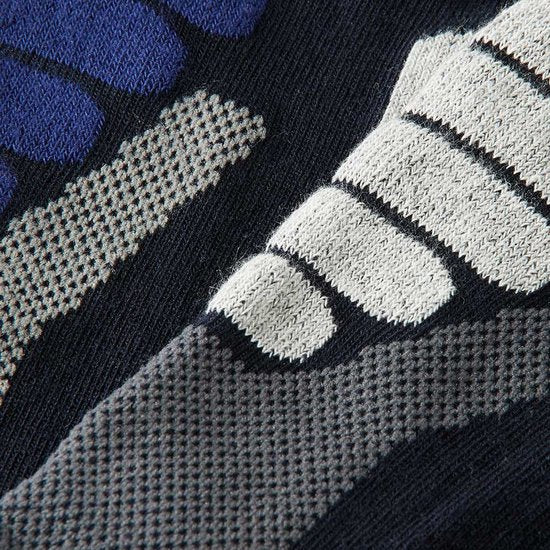 Lot de 2 paires de chaussettes de randonnée Xtreme - Chaussettes unisexes en matière synthétique - Multi Blue