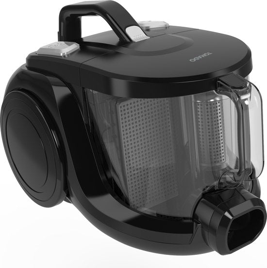 Tomado TVC2501B - Aspirateur sans sac - 2,5 litres - Filtre HEPA 12 - Léger - Noir