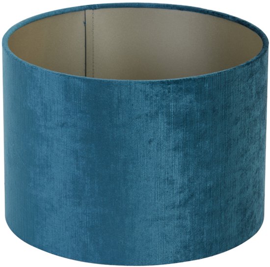 Light & Living - Abat-jour GEMSTONE - Ø 20 x 15 cm - Bleu