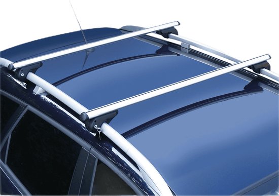 Barres de toit Pro Plus - Longueur 120 cm - Aluminium - Charge maximale 90 kilos - Lot de 2