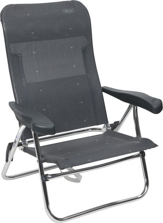 Crespo - Chaise de plage - AL/205 - Gris foncé