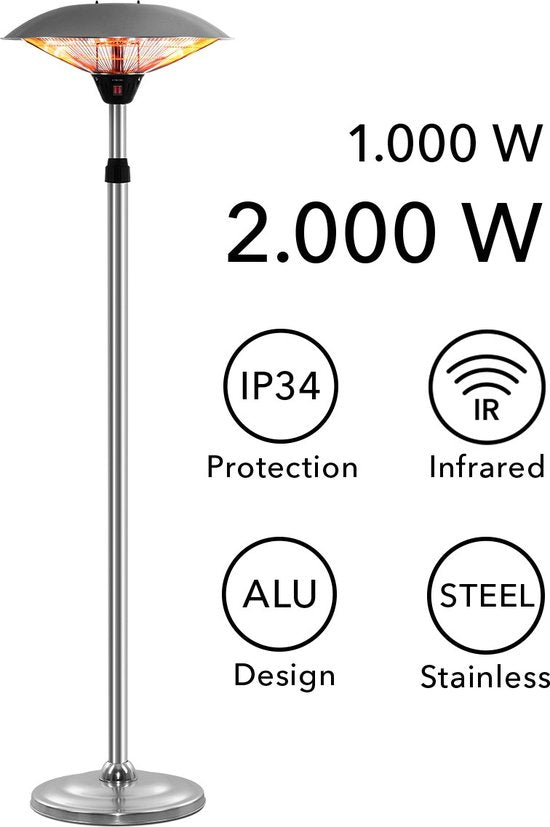 Chauffage de terrasse TROTEC Design IRS 2020