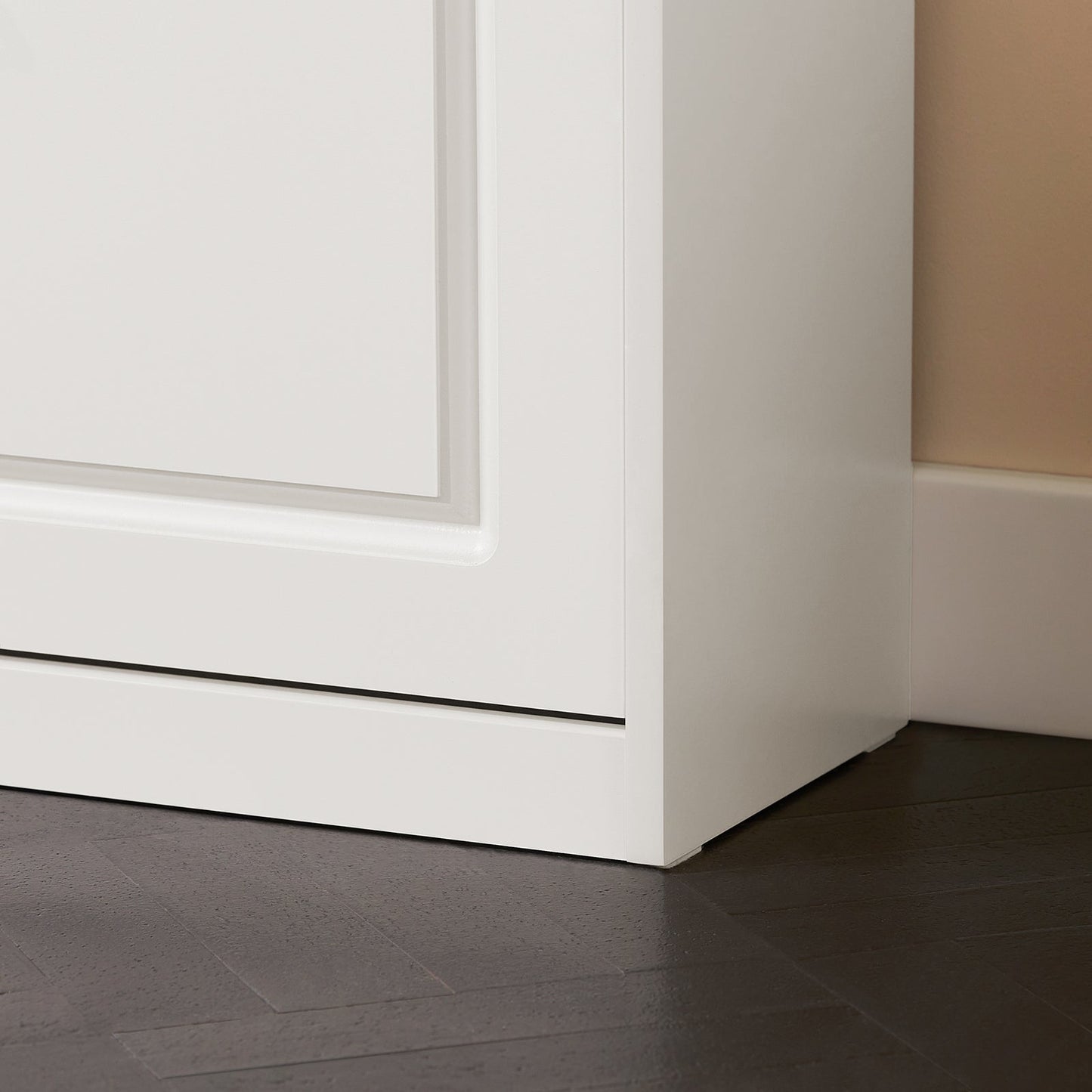 SoBuy Banc à chaussures avec rangement et coussin d'assise - blanc - 75 x 24 x 51 cm - Meuble d'entrée compact avec rabat
