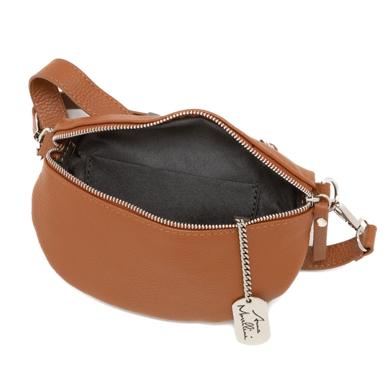 Anna Morellini - Agnese Sac à main en cuir italien - Marron