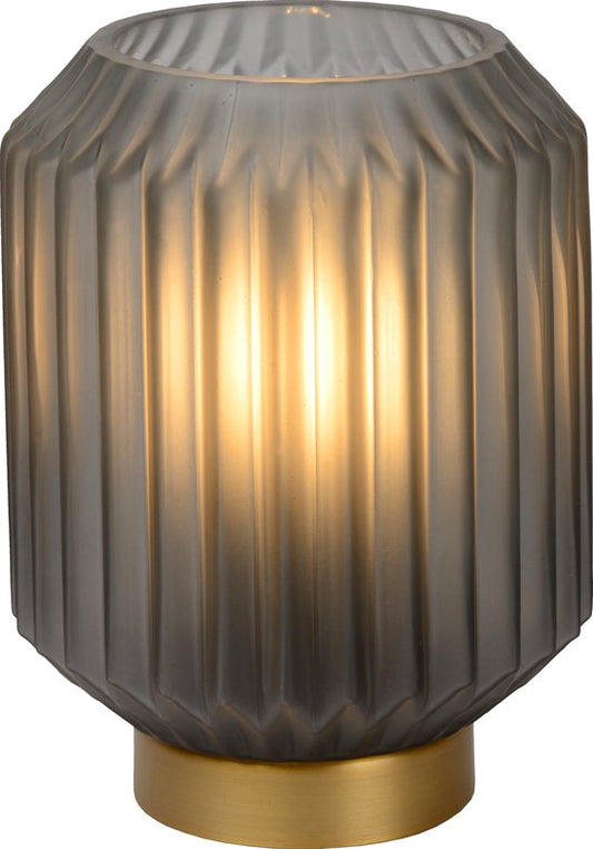Lucide SUENO - Lampe de table - Ø 13 cm - 1xE14 - Gris