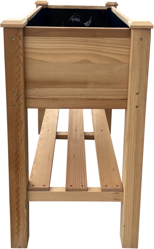 Jardinière surélevée AXI Ari – Jardinières d'extérieur – Rectangulaire – Bois de pruche – 100 % bois FSC – 86,5 x 46 x 85 cm – Potager surélevé – Jardinière pour jardin et balcon