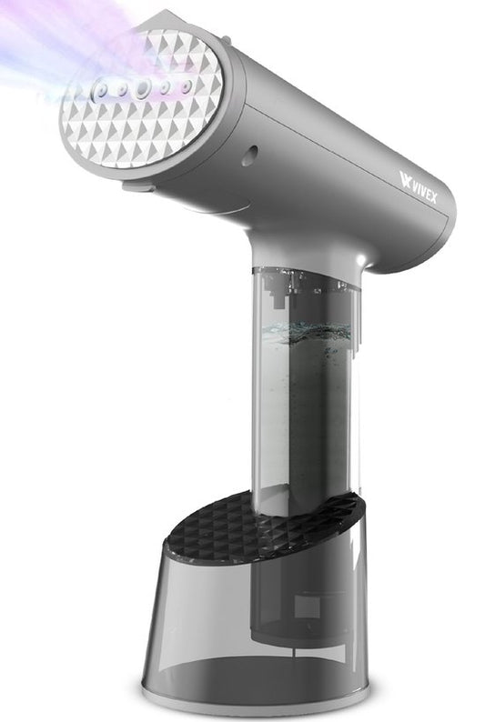 Vivex® Défroisseur à linge - Défroisseur à main pour vêtements et meubles - Défroisseur - Accessoire gratuit + Réservoir supplémentaire