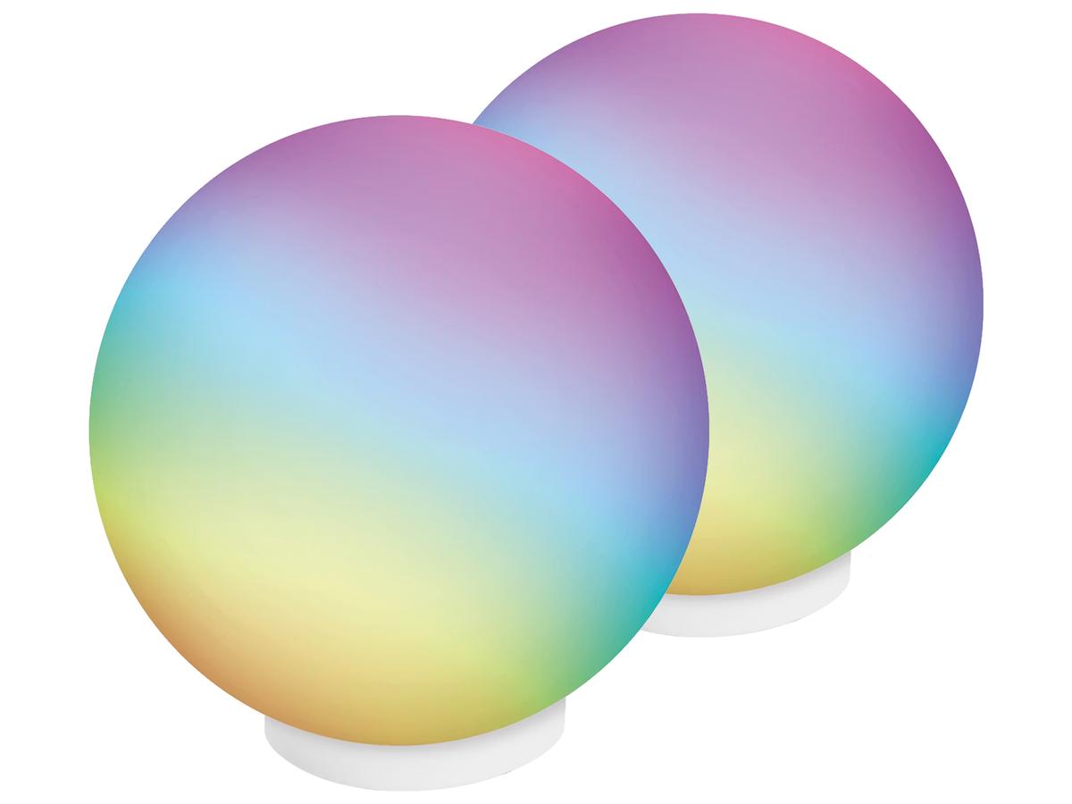 Lampe de table LED intelligente Ledvance - Commande Wi-Fi - Éclairage RGBTW - Lot de 2