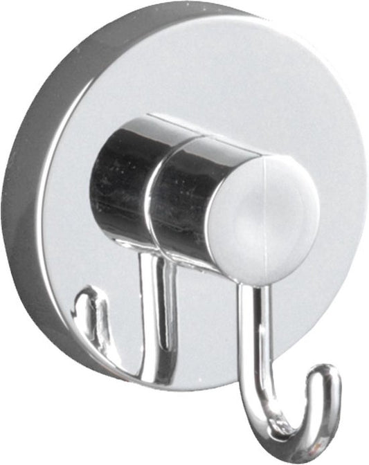 WENKO Vacuum-Loc Crochets pour serviettes, lot de 2, chrome - Crochet mural - Porte-serviettes - Crochets pour serviettes - Fixation sans perçage