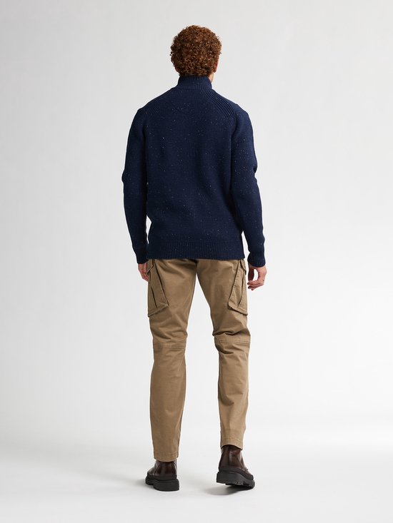 Petrol Industries - Pull mélangé pour homme Buffalo - Bleu - Taille S