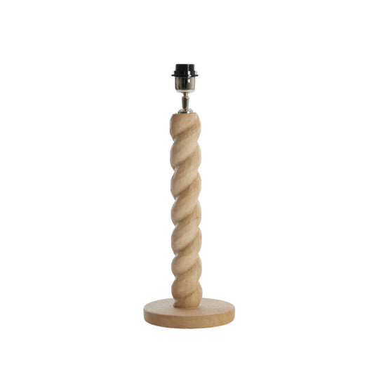 Pied de lampe Nanno - Bois - Ø 15 x 45 cm - Naturel