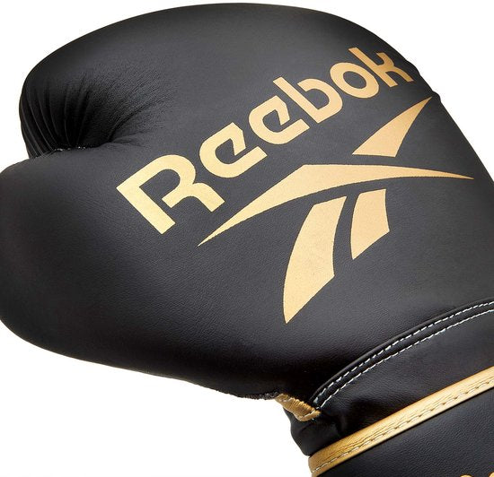 Gants de boxe Reebok noir/or 16 oz