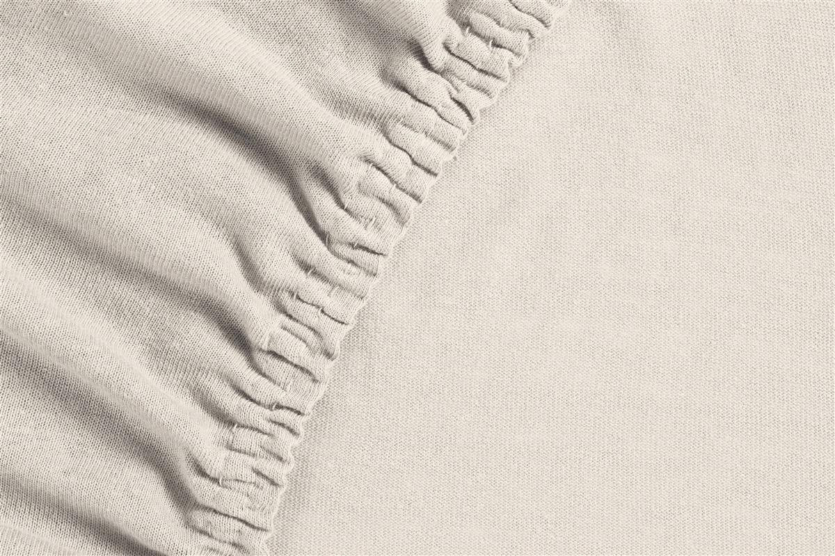 Ambiante Jersey - Drap-housse - 160x200/210 - Sand