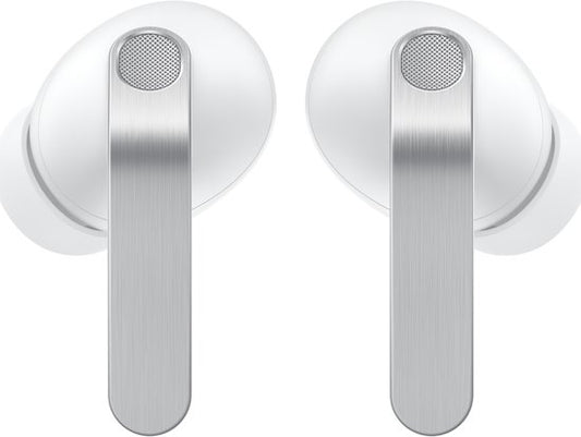 Écouteurs sans fil Samsung Galaxy Buds4 Pro - Blanc - ANC adaptatif - Double haut-parleur - Bluetooth 6.1 - IP57 - Jusqu'à 30 heures