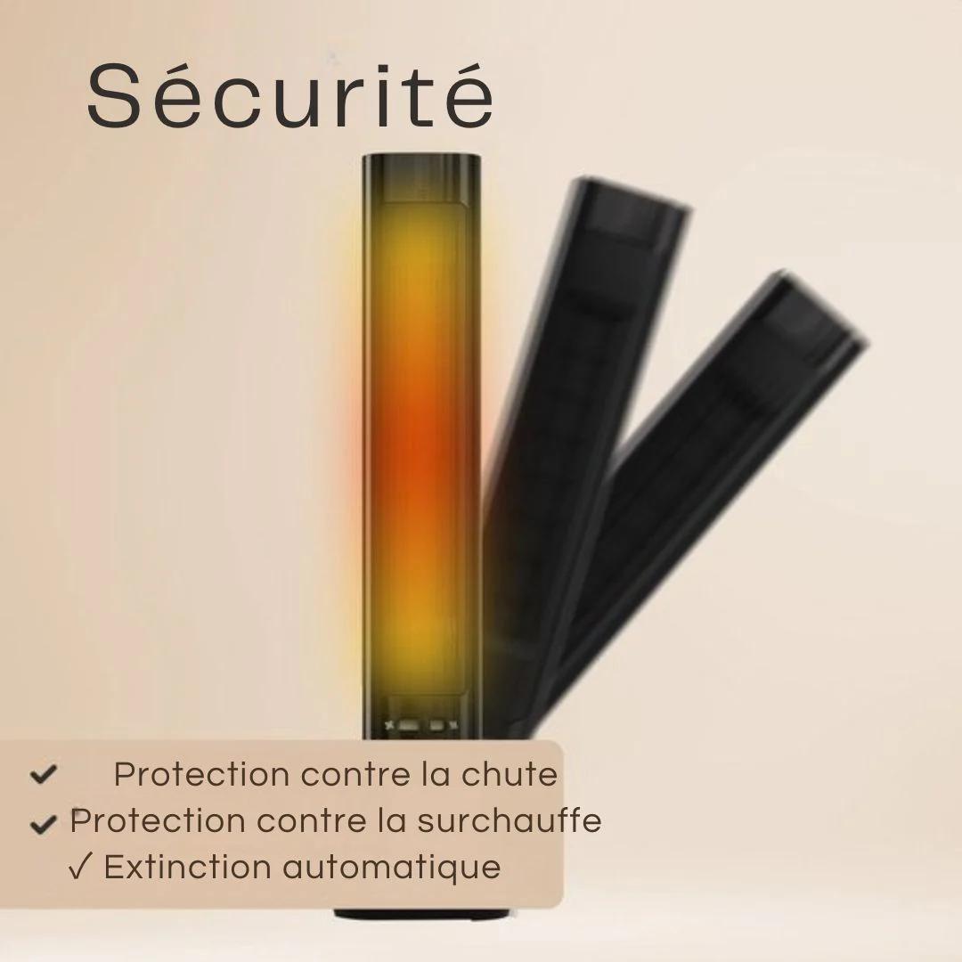 Réchaud électrique Auronic - céramique - Chauffage 2200W - Noir