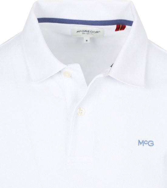 Polo McGregor Piqué blanc - Taille 3XL - Homme