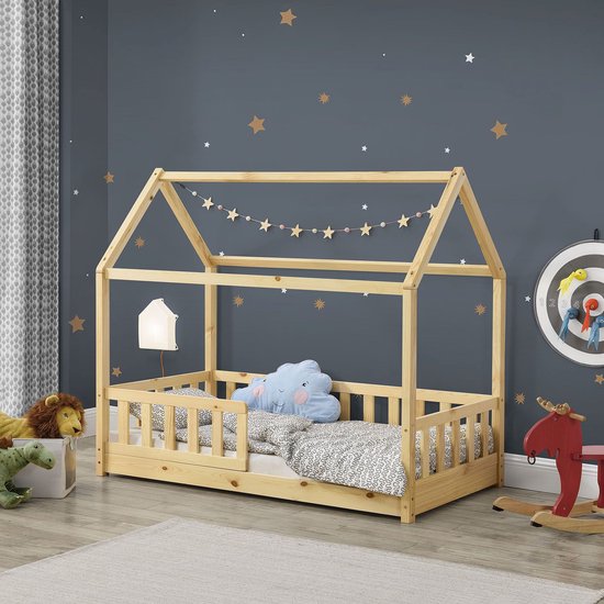 Lit enfant Marli - 80 x 160 cm - Couleur bois