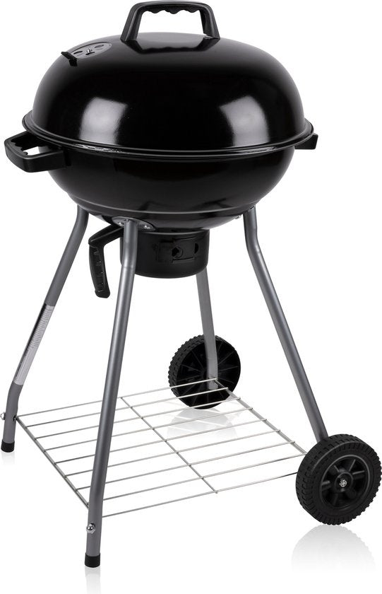 Barbecue au Charbon BBQ Collection - Avec Couvercle et Bac à Cendres - Ø 45 cm – Noir