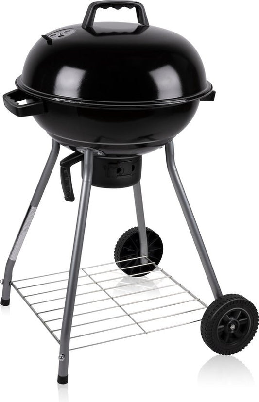 Barbecue au Charbon BBQ Collection - Avec Couvercle et Bac à Cendres - Ø 45 cm – Noir