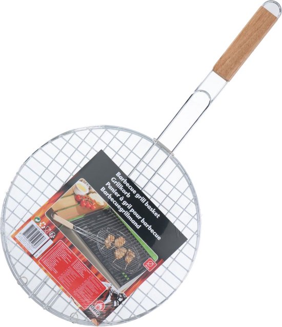 BBQ Collection Grill Clamp - ⌀ 30 x 58 CM - acier inoxydable - Sécurité alimentaire