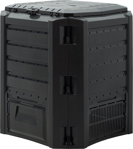 Bac à compost rapide 2 pièces - 800L -Fût à compost - Composteur - plastique - 135 x 72 x 83cm