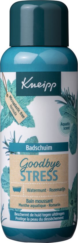 Kneipp Goodbye Stress - Mousse de bain - Menthe aquatique et romarin - 400 ml