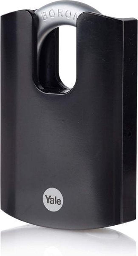 Cadenas en acier Yale - 62 mm - Anse fermée - Protection maximale - Noir