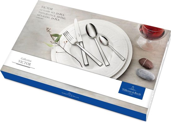 Service de couverts Villeroy & Boch Victor - 24 pièces - acier inoxydable