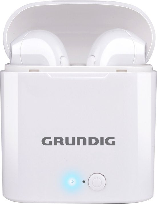 Grundig Wireless Earbuds - Bluetooth In Ear Earbuds 400mAh - Ecouteurs sans fil avec 2 heures d'autonomie - Ecouteurs pour appels mains libres - Etui de charge inclus Câble de charge USB-C