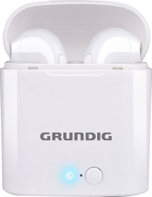 Grundig Wireless Earbuds - Bluetooth In Ear Earbuds 400mAh - Ecouteurs sans fil avec 2 heures d'autonomie - Ecouteurs pour appels mains libres - Etui de charge inclus Câble de charge USB-C