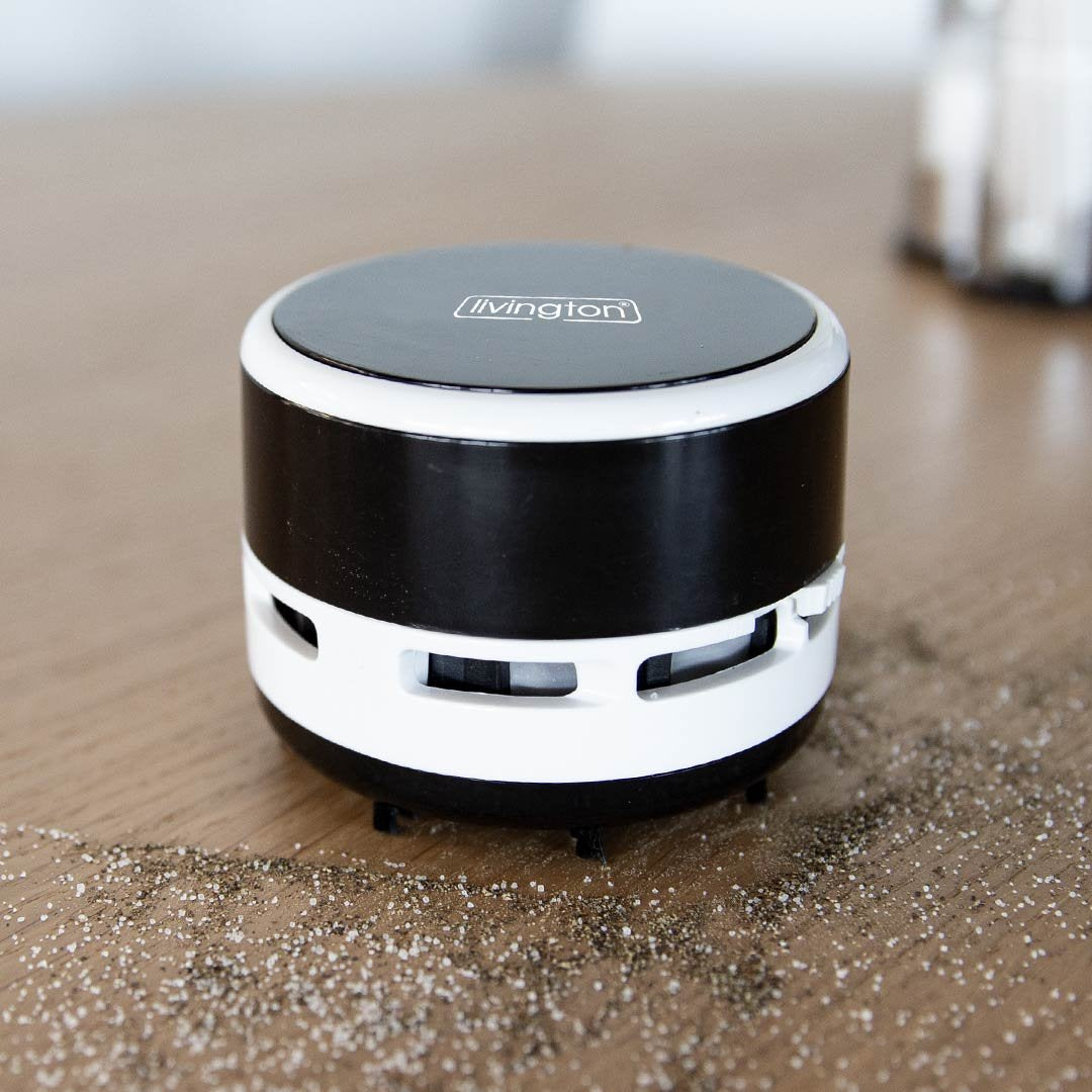 Mini-aspirateur de table Livington - Utilisation sans fil - Format compact - Facile à nettoyer