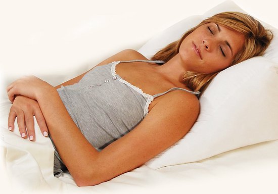 Oreiller Dreamolino Flip - Oreiller 10 en 1 - Détente - Sommeil - Soutien dorsal - Pour ceux qui dorment sur le ventre ou sur le côté - Coussin pour les jambes - Soutien de lecture - Rembourrage moelleux